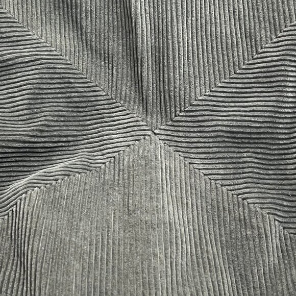 Vintage 60s 70s Corduroy Mini Dress Shift Handmade Mod MCM Hand Sewn Maternity - Picture 8 of 9